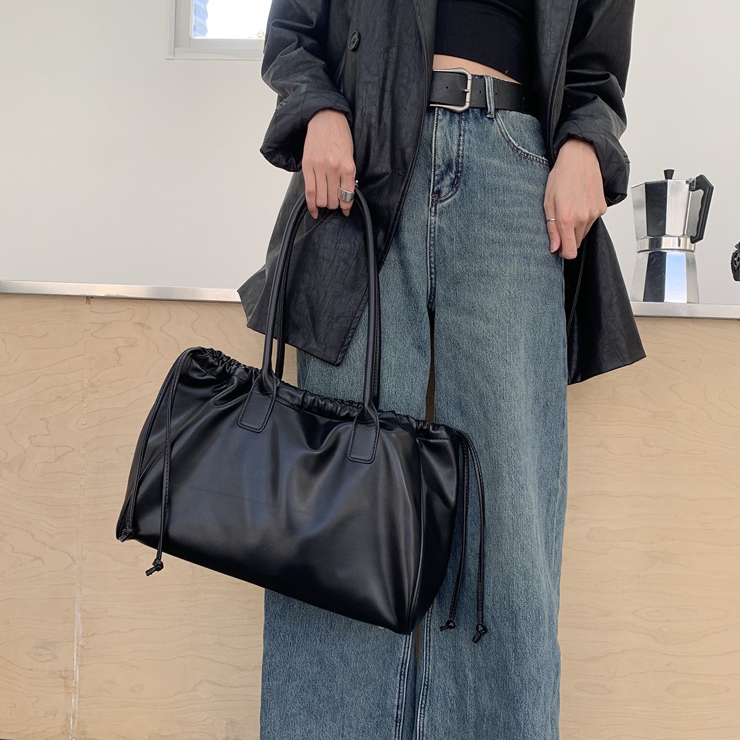 Luxury Bags Vintage - Lüks Tasarımcı Büyük Kapasiteli İpli Çanta