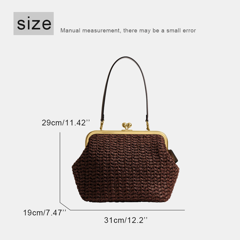 El yapımı Kisslock Çerçeveli O - Luxury Bags Vintage incelemesi ve fiyatı