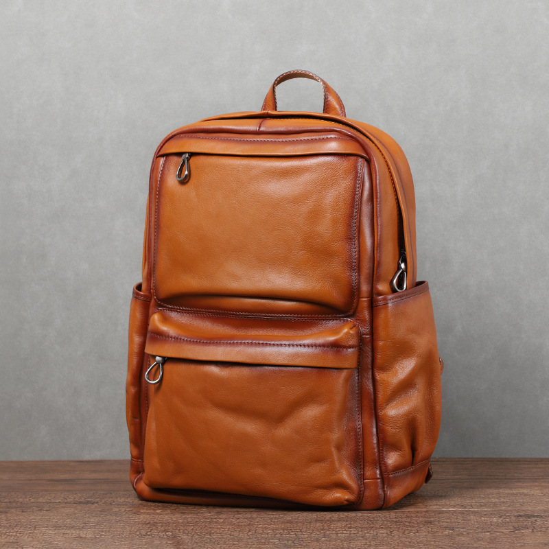 YETTIES erkek Vintage Bitkisel - Genuine Leather Backpack incelemesi ve fiyatı