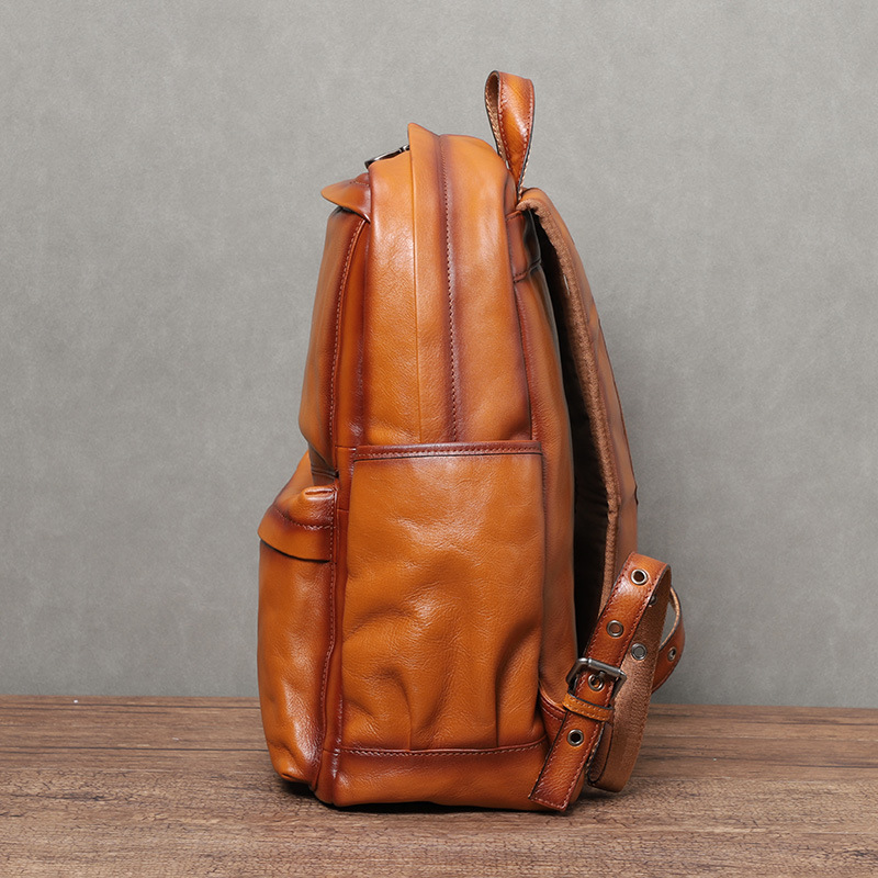 YETTIES erkek Vintage Bitkisel - Genuine Leather Backpack incelemesi ve fiyatı