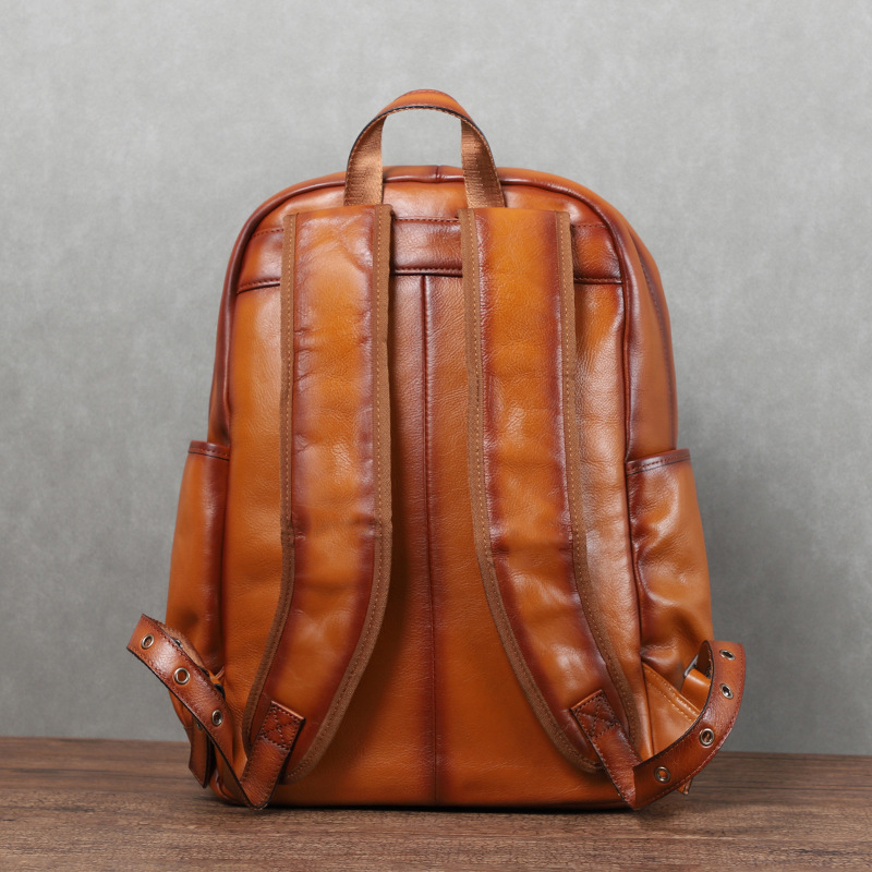 YETTIES erkek Vintage Bitkisel - Genuine Leather Backpack incelemesi ve fiyatı