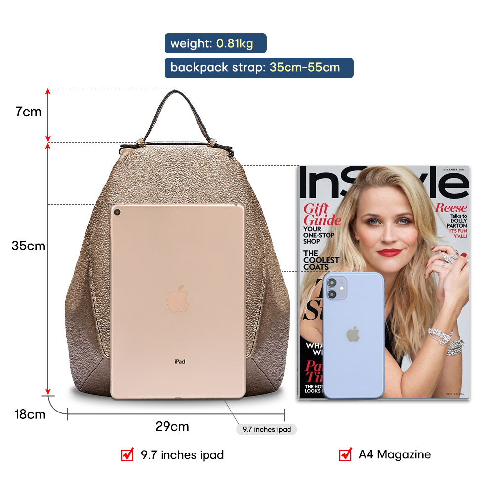 Zency Kadın 100% Hakiki Deri A - Genuine Leather Backpack incelemesi ve fiyatı