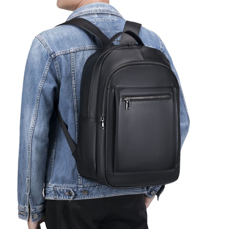Deri çift omuzlu erkek çantası - Genuine Leather Backpack incelemesi ve fiyatı