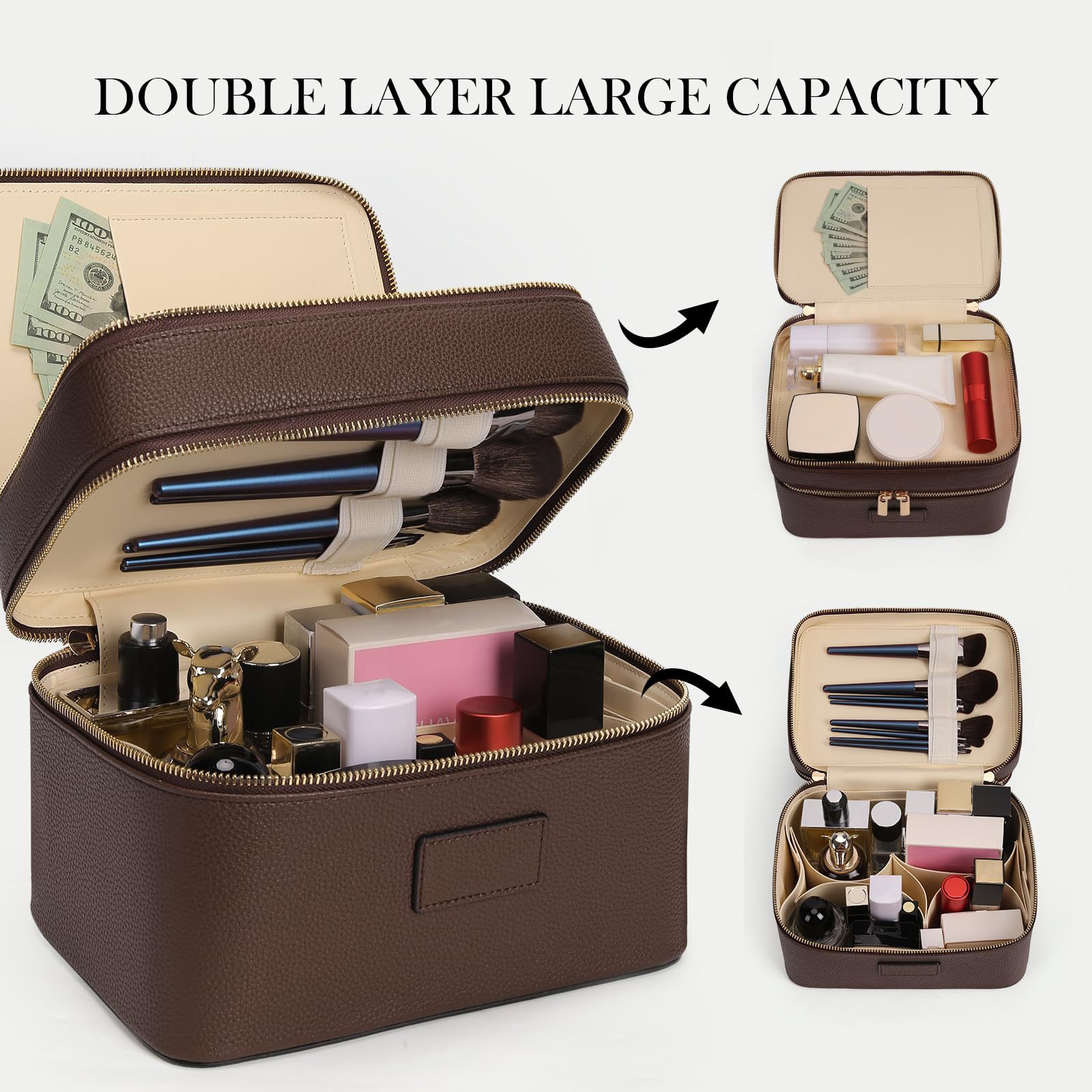 Büyük Kapasiteli Çift Katmanlı - Luxury Bags Quality incelemesi ve fiyatı