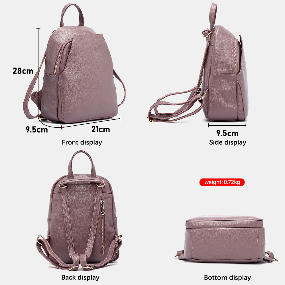 Zency Charm Kadın Sırt Çantası - Genuine Leather Backpack incelemesi ve fiyatı