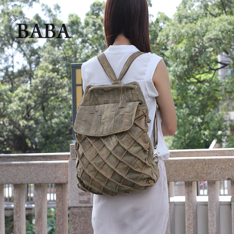Yeni Avrupa/Amerikan Sırt Çant - Genuine Leather Backpack incelemesi ve fiyatı