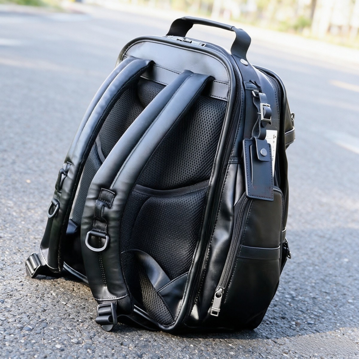 Erkekler için İş Dizüstü Bilgi - Genuine Leather Backpack incelemesi ve fiyatı