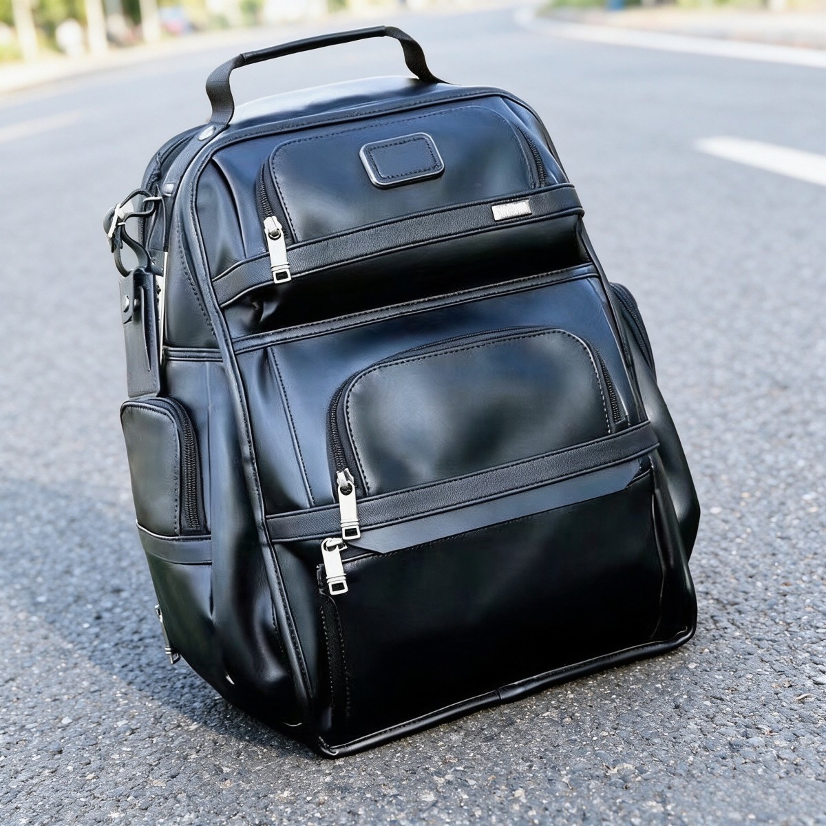 Erkekler için İş Dizüstü Bilgi - Genuine Leather Backpack incelemesi ve fiyatı