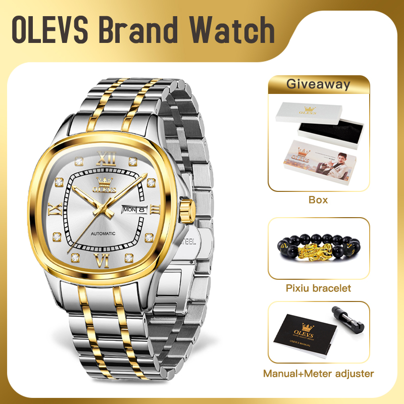 OLEVS 9810 Erkek Saati Lüks Or - Luxury Bags Brands List incelemesi ve fiyatı