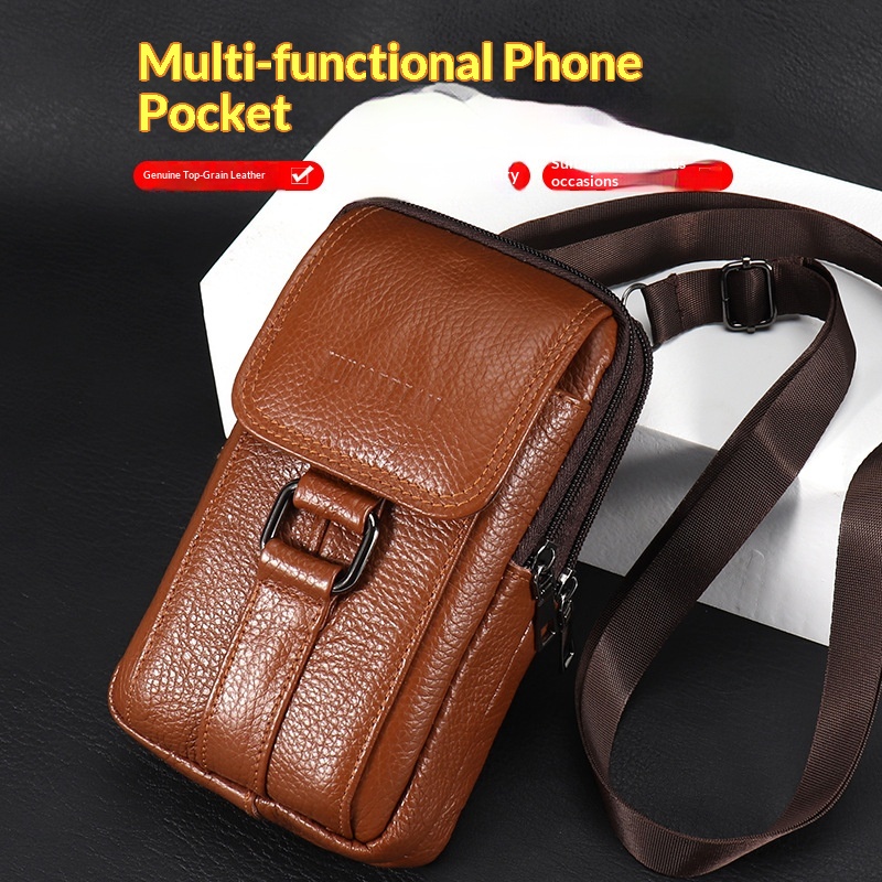 Hakiki Deri Erkek Telefon Keme - Genuine Leather Backpack incelemesi ve fiyatı